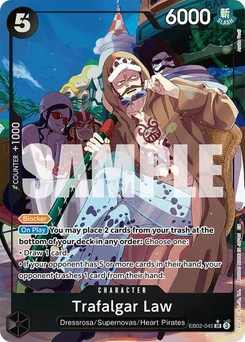 One Piece-Karte Trafalgar Law (Alternate Art) EB02-045v2