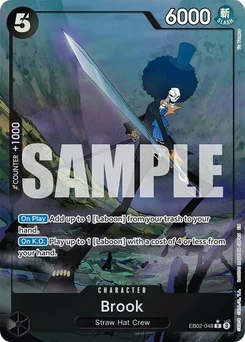 One Piece-Karte Brook (Alternate Art) EB02-048v2