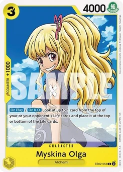 One Piece-Karte Myskina Olga EB02-053
