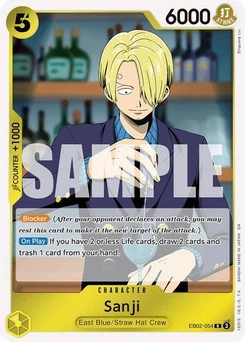 One Piece-Karte Sanji EB02-054