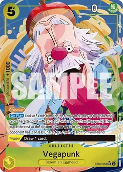 One Piece-Karte Vegapunk (Alternate Art) EB02-056v2