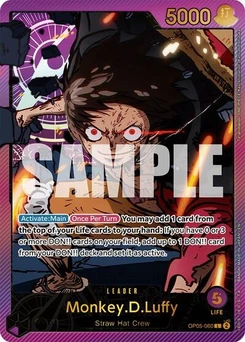 One Piece-Karte Monkey.D.Luffy (SP) OP05-060