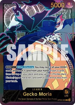 One Piece-Karte Gecko Moria (SP) OP06-080