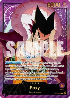 One Piece-Karte Foxy (SP) OP07-059