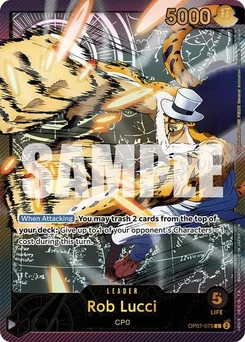One Piece-Karte Rob Lucci (SP) OP07-079