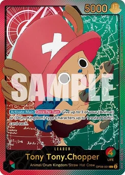 One Piece-Karte Tony Tony.Chopper (SP) OP08-001