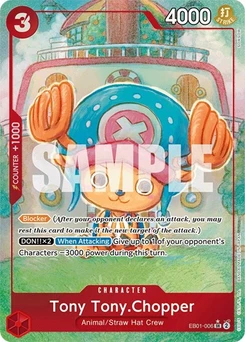 One Piece-Karte Tony Tony.Chopper (Alternate Art) EB01-006v2