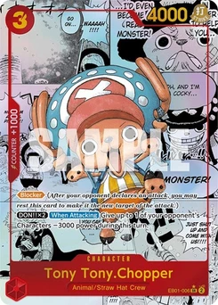 One Piece-Karte Tony Tony.Chopper (Alternate Art) (Manga) EB01-006v3