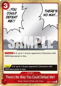 One Piece-Karte There's No Way You Could Defeat Me!! EB01-010