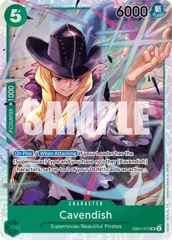 One Piece-Karte Cavendish EB01-012