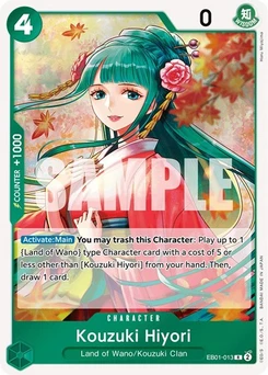One Piece-Karte Kouzuki Hiyori EB01-013