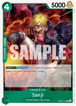 One Piece-Karte Sanji EB01-014