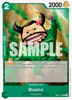 One Piece-Karte Blueno (017) EB01-017