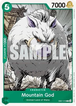 One Piece-Karte Mountain God EB01-018