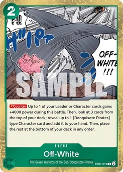 One Piece-Karte Off-White EB01-019