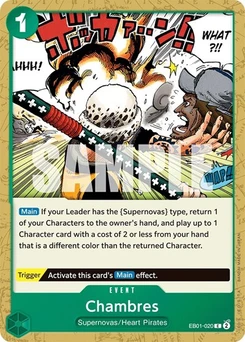 One Piece-Karte Chambres EB01-020