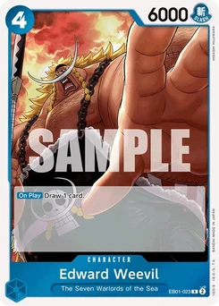 One Piece-Karte Edward Weevil EB01-023