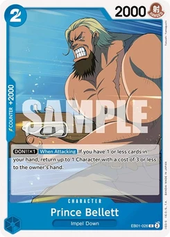 One Piece-Karte Prince Bellett EB01-026