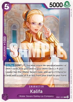 One Piece-Karte Kalifa EB01-031