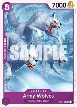 One Piece-Karte Army Wolves EB01-032