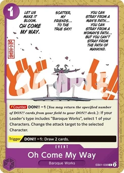 One Piece-Karte Oh Come My Way EB01-038