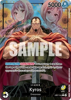 One Piece-Karte Kyros (Alternate Art) EB01-040v2