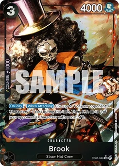 One Piece-Karte Brook (046) (Alternate Art) EB01-046v2
