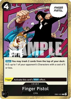 One Piece-Karte Finger Pistol EB01-051