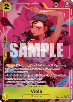 One Piece-Karte Viola (Alternate Art) EB01-052v2