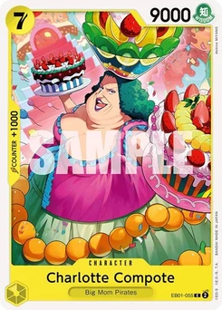 One Piece-Karte Charlotte Compote EB01-055