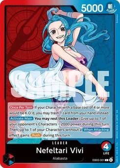 One Piece-Karte Nefeltari Vivi (001) EB03-001