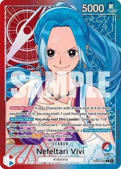 One Piece-Karte Nefeltari Vivi (001) (Alternate Art) EB03-001v2