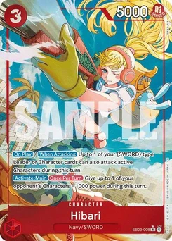One Piece-Karte Hibari (Alternate Art) EB03-008v2