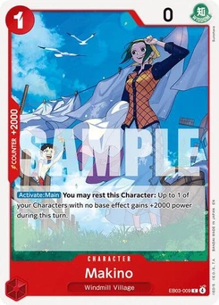 One Piece-Karte Makino EB03-009