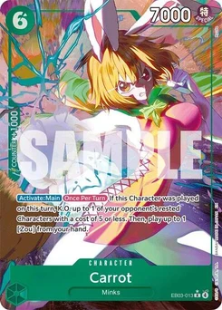 One Piece-Karte Carrot (Alternate Art) EB03-013v2