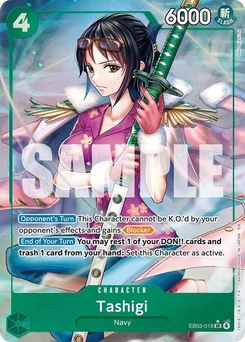 One Piece-Karte Tashigi (Alternate Art) EB03-018v2
