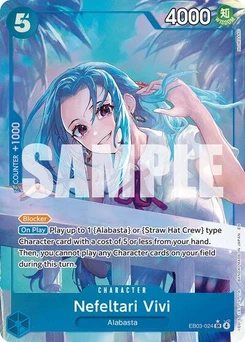 One Piece-Karte Nefeltari Vivi (024) (Alternate Art) EB03-024v2