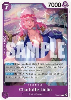 One Piece-Karte Charlotte Linlin EB03-034