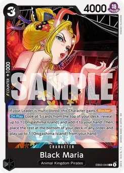 One Piece-Karte Black Maria EB03-044