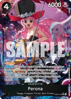 One Piece-Karte Perona (045) (Alternate Art) EB03-045v2