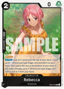 One Piece-Karte Rebecca EB03-048