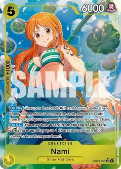 One Piece-Karte Nami (053) (Alternate Art) EB03-053v2