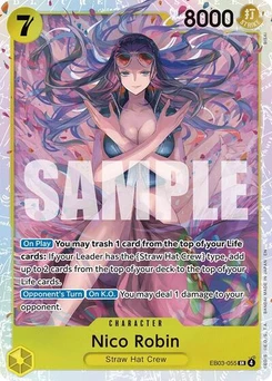 One Piece-Karte Nico Robin (055) EB03-055