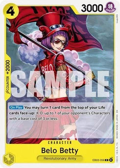 One Piece-Karte Belo Betty EB03-056