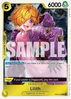 One Piece-Karte Lilith EB03-058