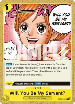 One Piece-Karte Will You Be My Servant? EB03-060