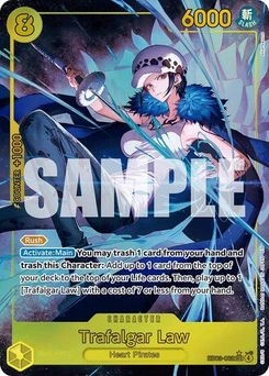 One Piece-Karte Trafalgar Law (Alternate Art) EB03-062v2