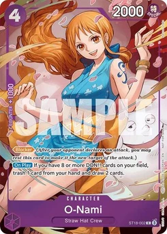 One Piece-Karte O-Nami - ST18-002 (Dash Pack) ST18-002