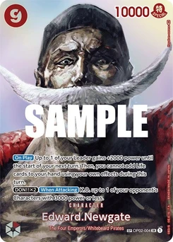 One Piece-Karte Edward.Newgate (SP) OP02-004
