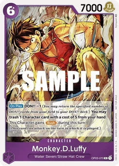 One Piece-Karte Monkey.D.Luffy (Dash Pack) OP03-070